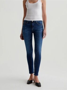 Ag Adriano Goldschmied Women's Skinny Jeans - Dark Blue Wash size 26R